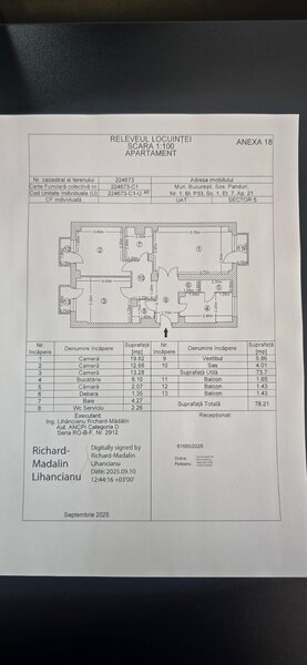 13 Septembrie, Catedrala